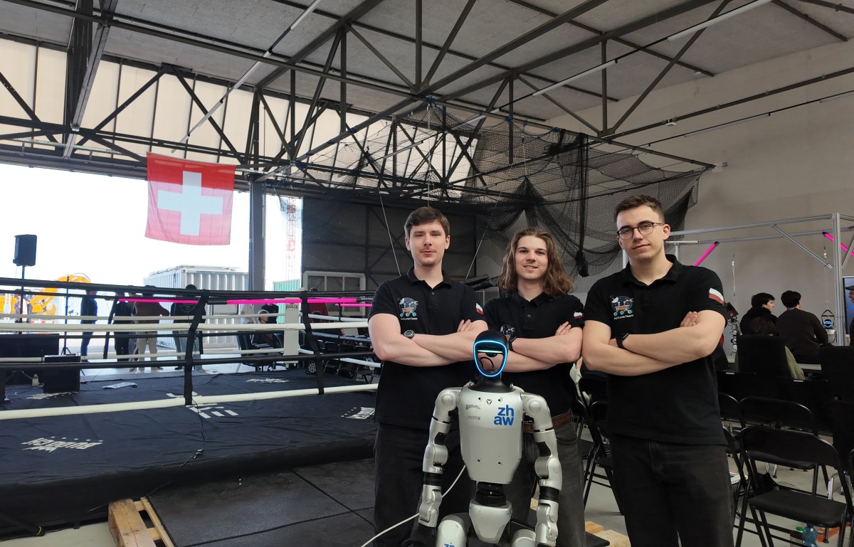 Studenci Koła Naukowego CybAiR w Zurychu
