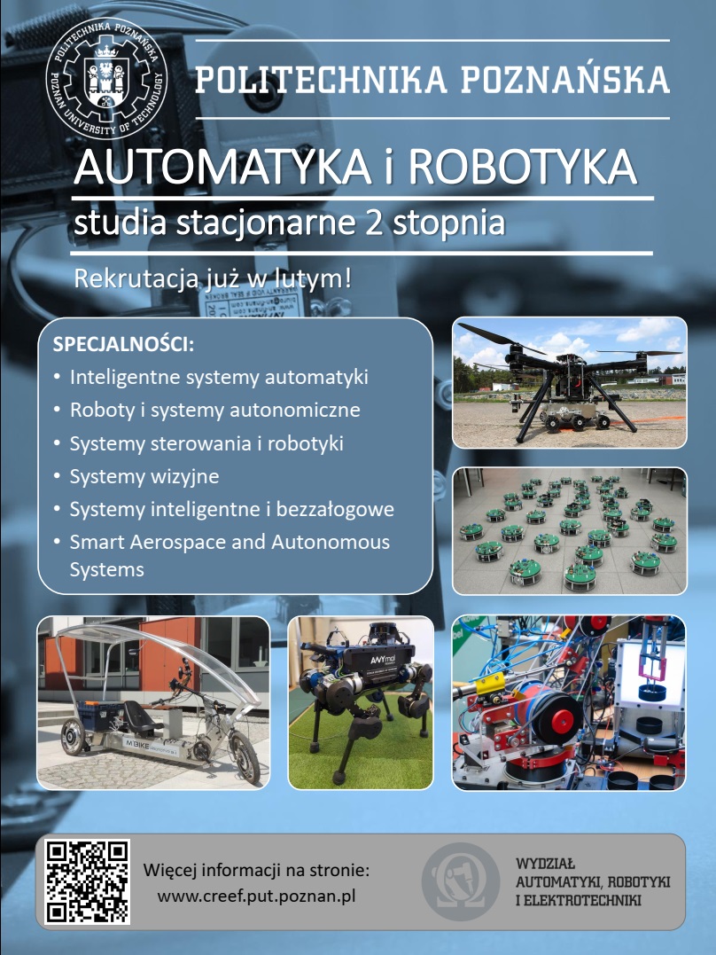 plakat kierunku Automatyka i robotyka