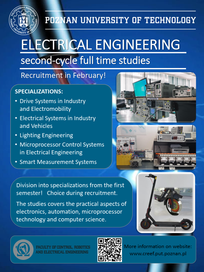 plakat kierunku Electrical Engineering