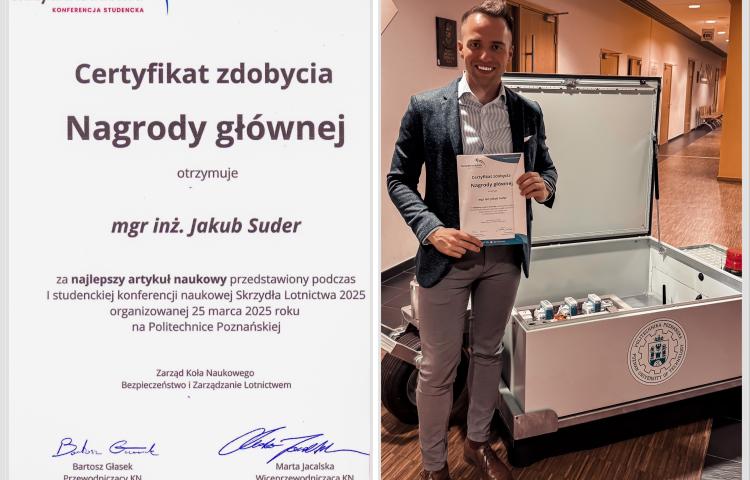 Nagroda główna za najlepszy artykuł naukowy!