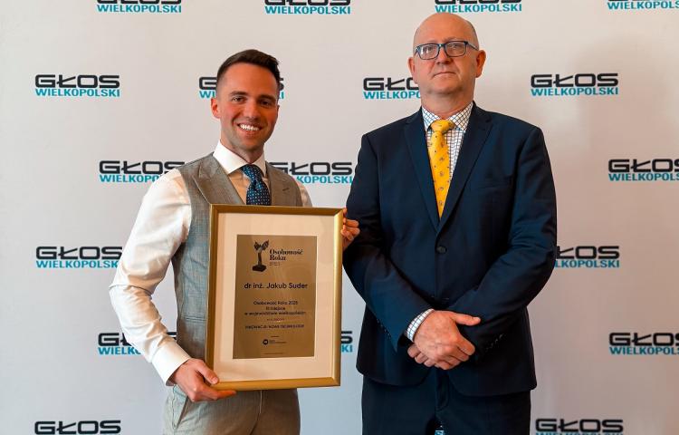 Dr Inż. Jakub Suder z 3. miejscem w plebiscycie „Osobowość Roku 2025”