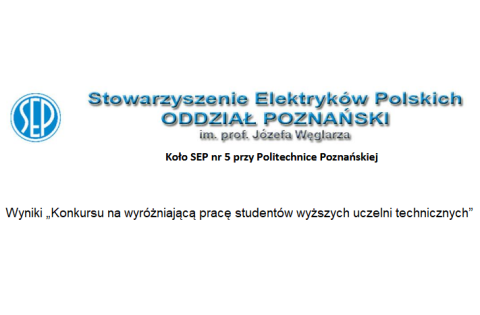 Wyniki konkursu na wyróżniającą pracę dyplomową