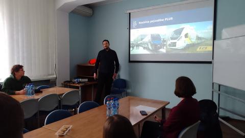 Wizyta studentów WARiE w Centrum Nowoczesnej Mobilności