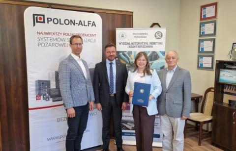 Współpraca Polon-Alfa z WAiRE - spotkanie związane z podpisaniem listu intencyjnego